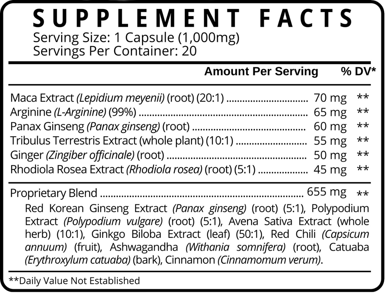 Supplement Facts